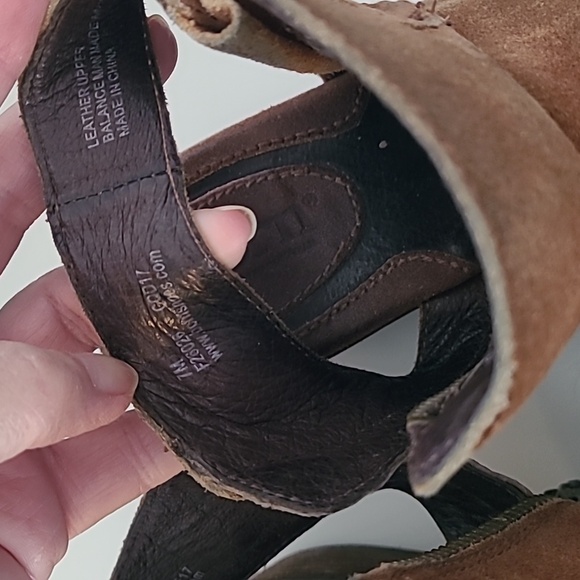 Born Margrit Slingback Suede Booties Women's Size 7 - Picture 12 of 14